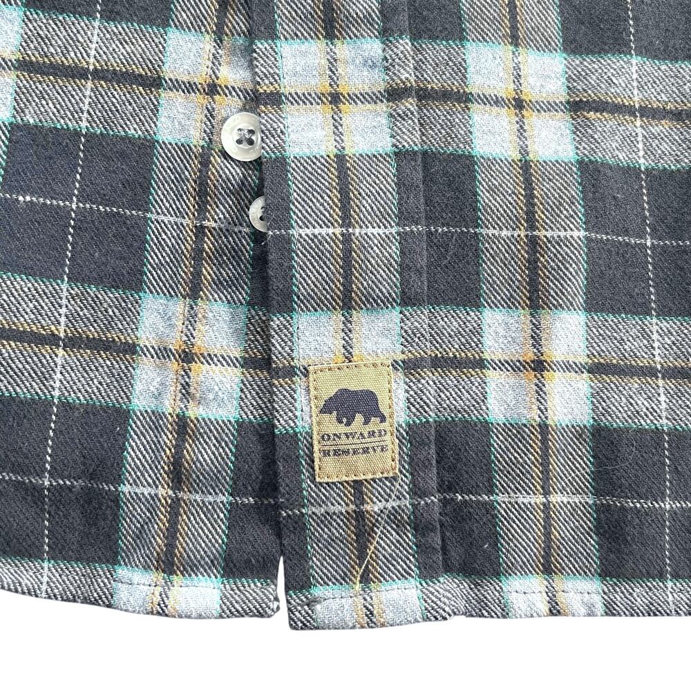 Onward Reserve Mens Field Flannel Shirt Plaid Classic Fit Large Retail $138 - Picture 6 of 10